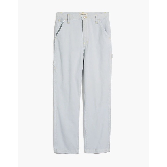 Madewell Women’s Light Blue High Waist Carpenter Pants Size 28 - Picture 4 of 16
